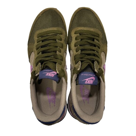 NIKE‎ Lunar Internationalist Casual Sneakers - EUC - Women's Size 6 - army green - Picture 6 of 12